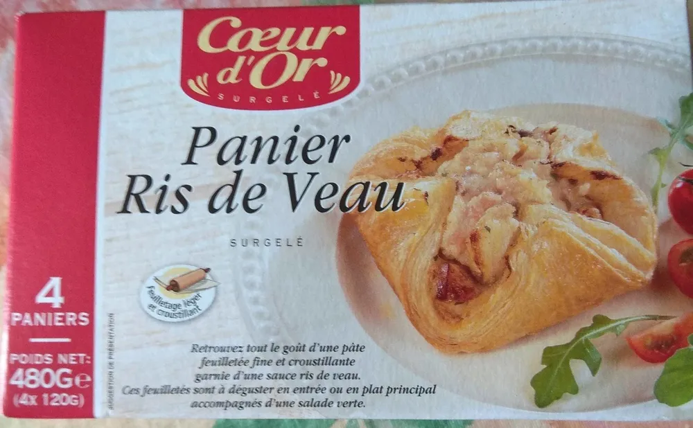 Panier ris de veau