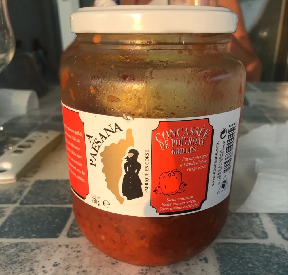 Concassées de poivrons grillés