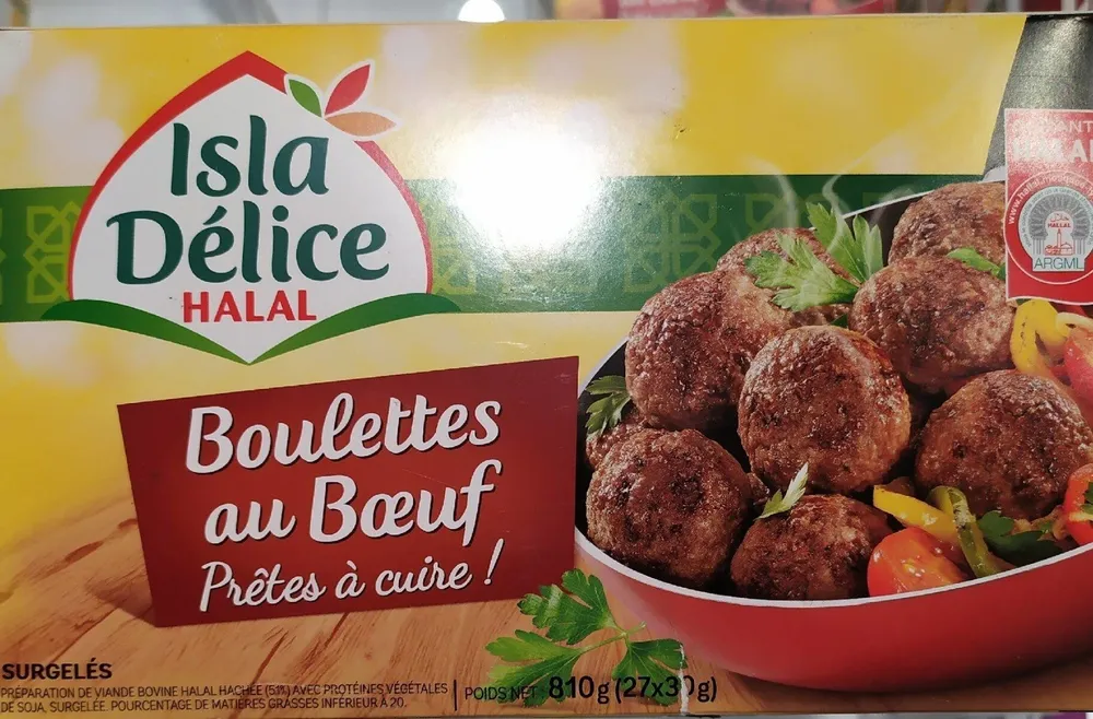 Boulettes au boeuf prêtes à cuire