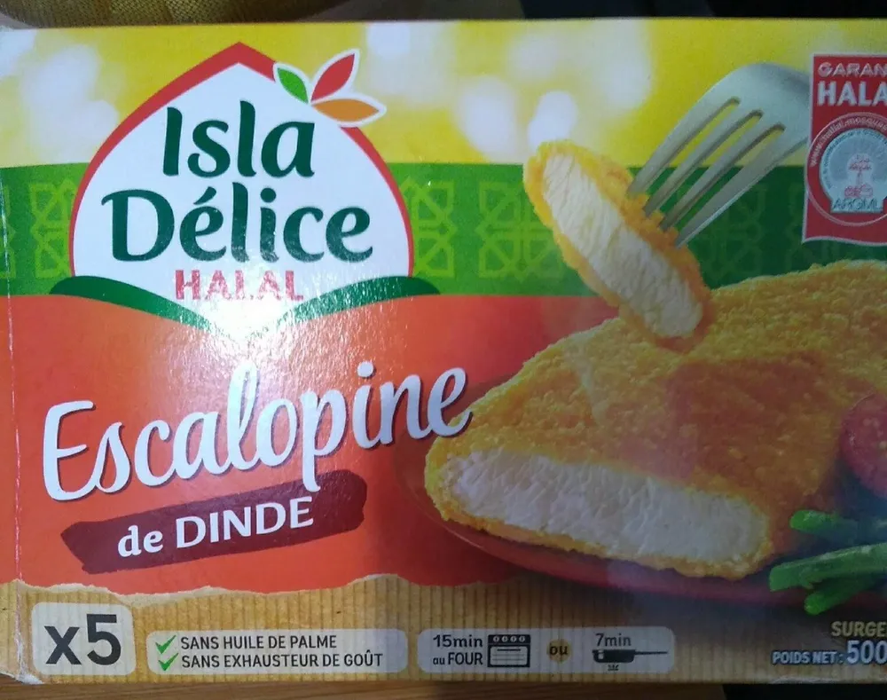 500G Escalopine Dinde Halal X5