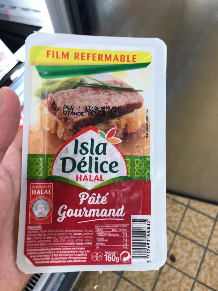 Pate Oriental Gourmand Halal Isla Delice