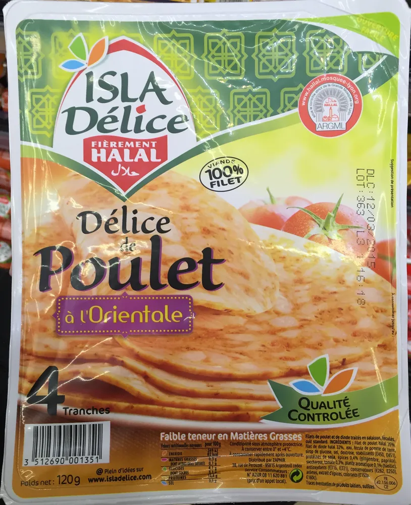 Délice de Poulet à l'Orientale