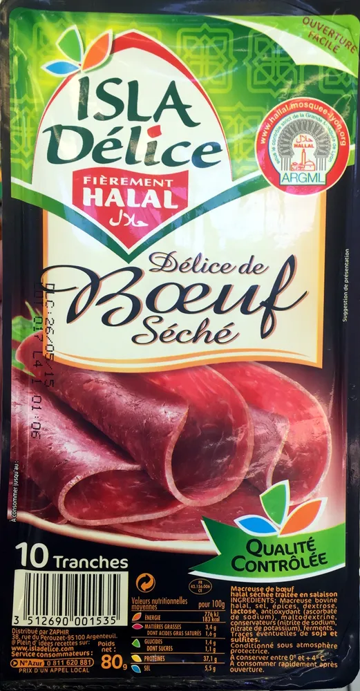 Délice de boeuf séché