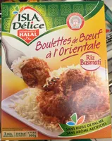 Boulettes de Bœuf à l'orientale Riz basmati