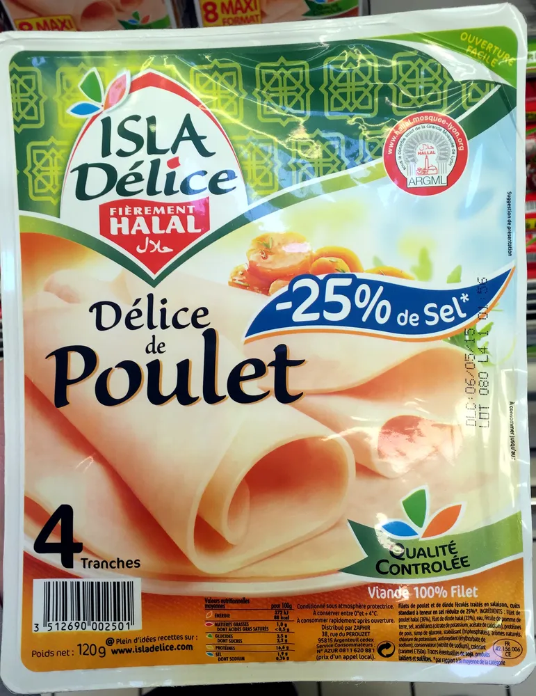Délice de Poulet -25% de sel