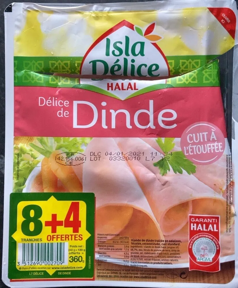 Délice de Dinde à l'étouffée