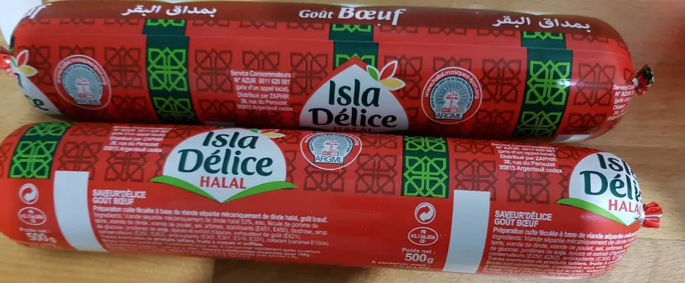 Isla Delice saucisse de boeuf