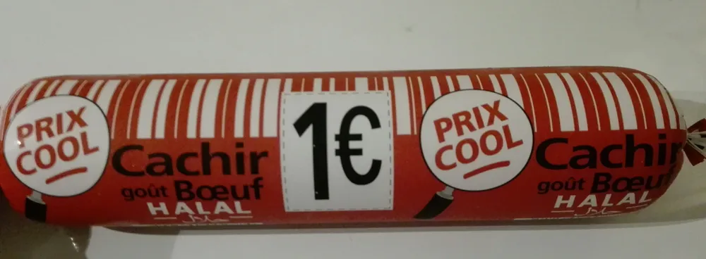 Cachir saucisse goût boeuf