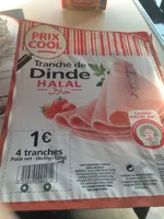 Tranché de dinde Halal
