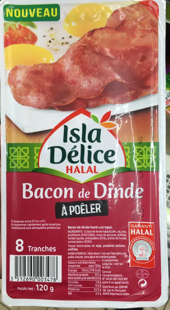 Bacon de Dinde à poêler