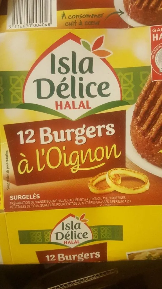 12 burgers à l'oignon