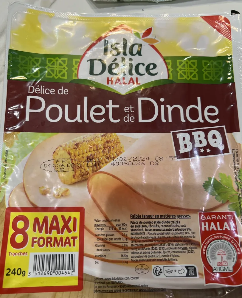 Délice de poulet BBQ