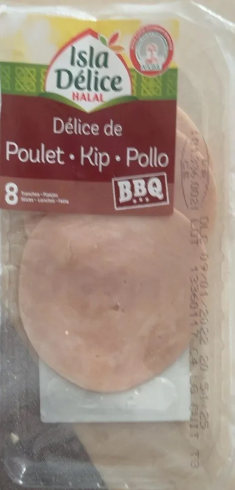 Delice de poulet bbq