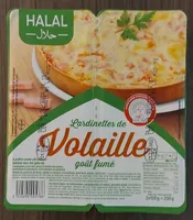 Lardinettes de volaille goût fumé halal
