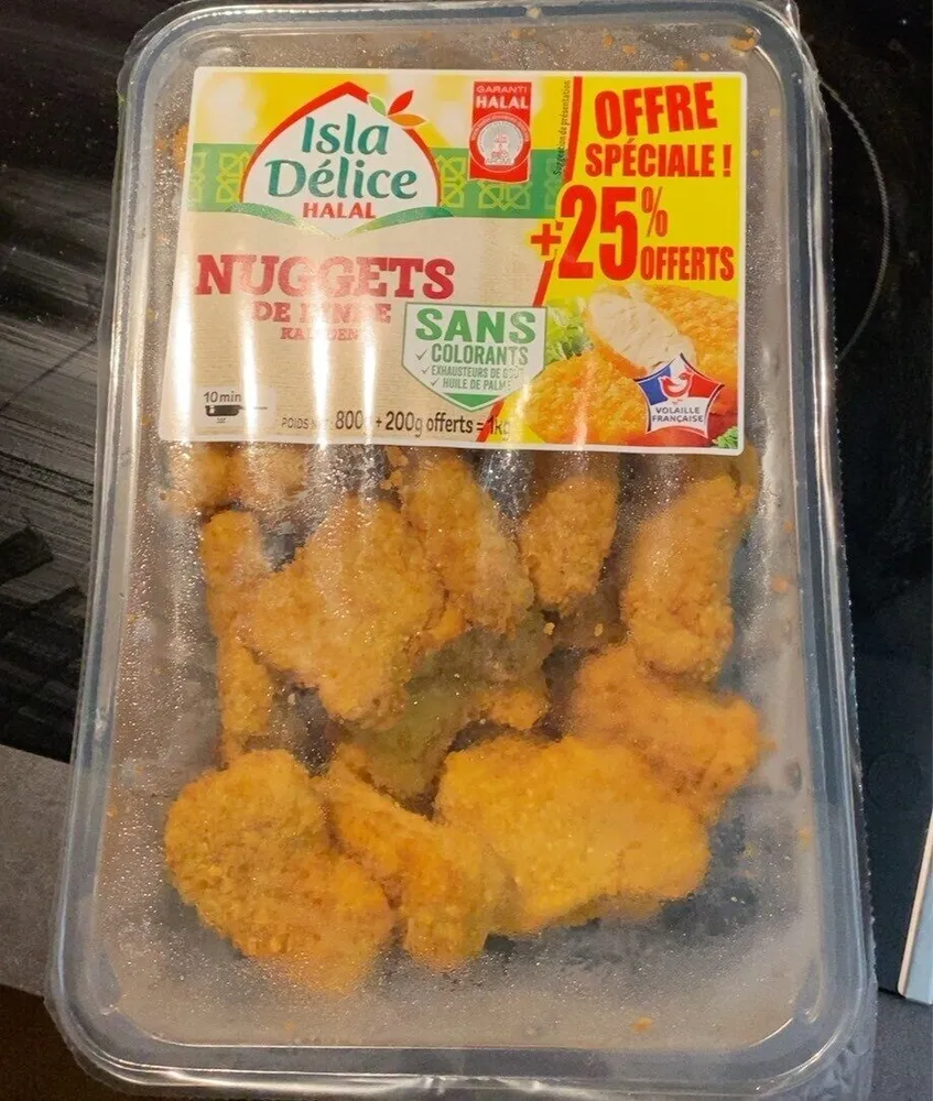 nuggets de dinde