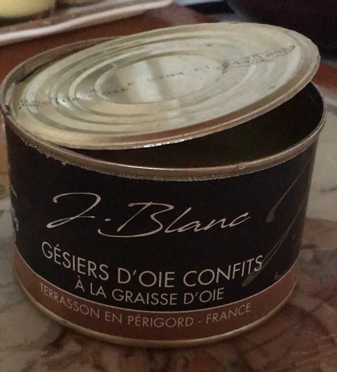 gesiers d’oie confits