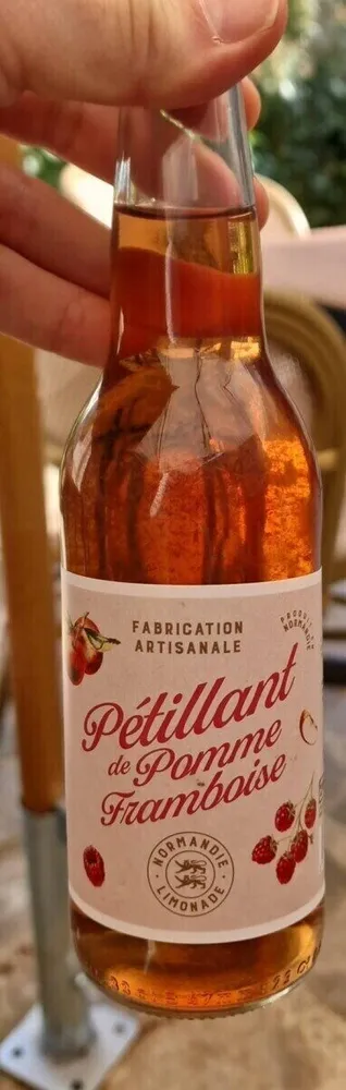 Pétillant de pomme framboises