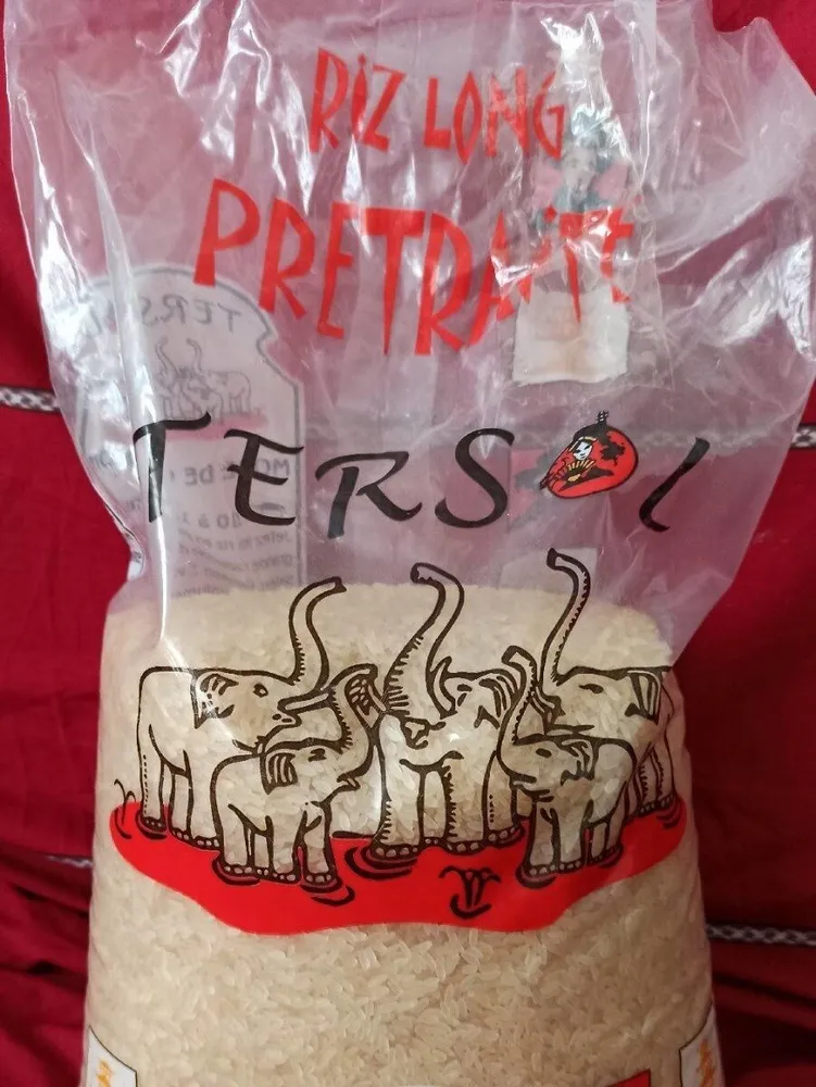 Riz long prétraité
