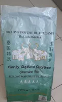 Riz long parfumé de thailande