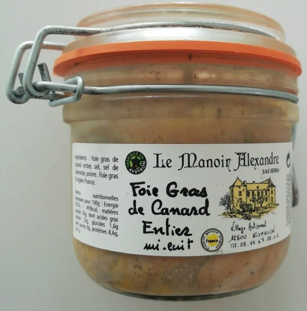 Foie Gras de Canard Entier mi-cuit