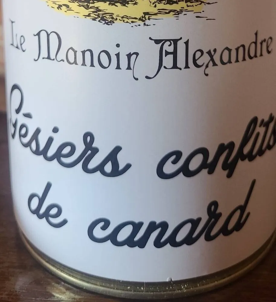 Gésiers confits de canard