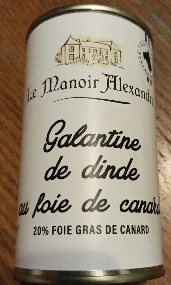 Galantine de dinde au foie de canard