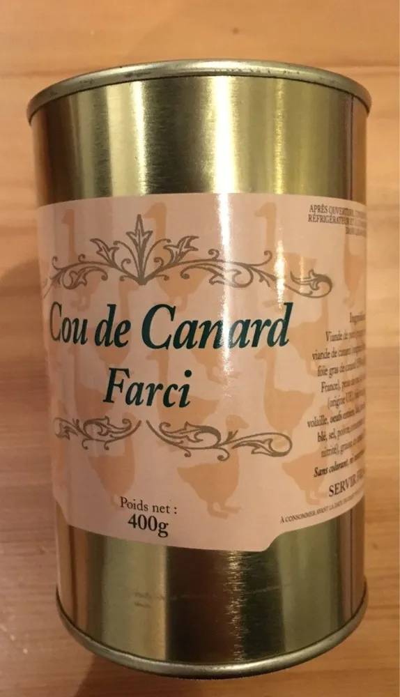 Cou de canard farci