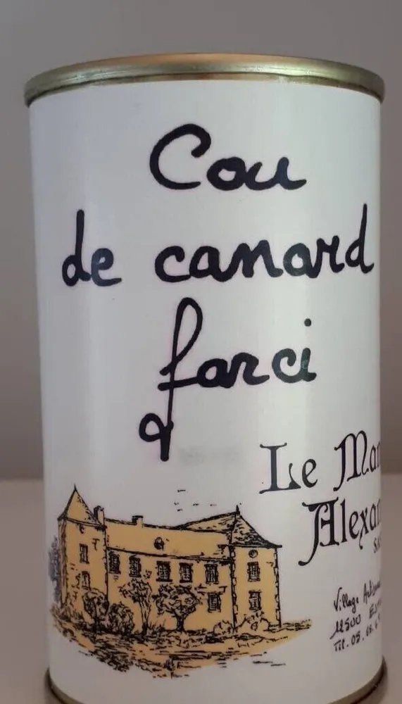 Cou de canard farci