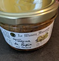 Terrine de lapin aux raisins