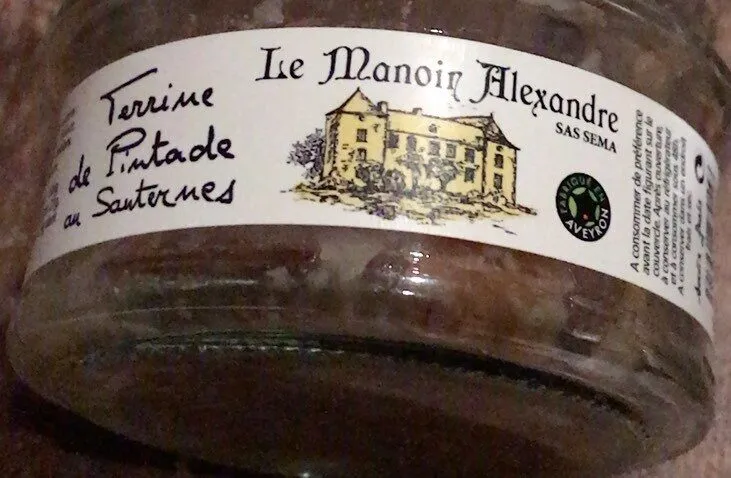 Terrine de pintade au sauternes