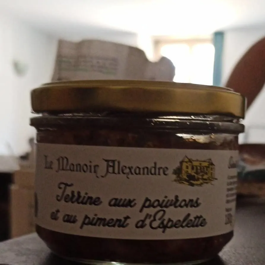 Terrine aux poivrons et au piment d'Espelette