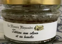 Terrine aux olives et au basilic