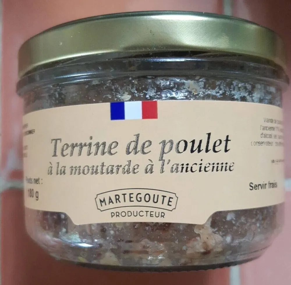 Terrine de poulet à la moutarde à l'ancienne