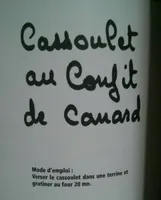Cassoulet confit de canard