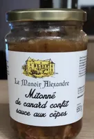 Mitonné de canard confit sauce aux cèpes