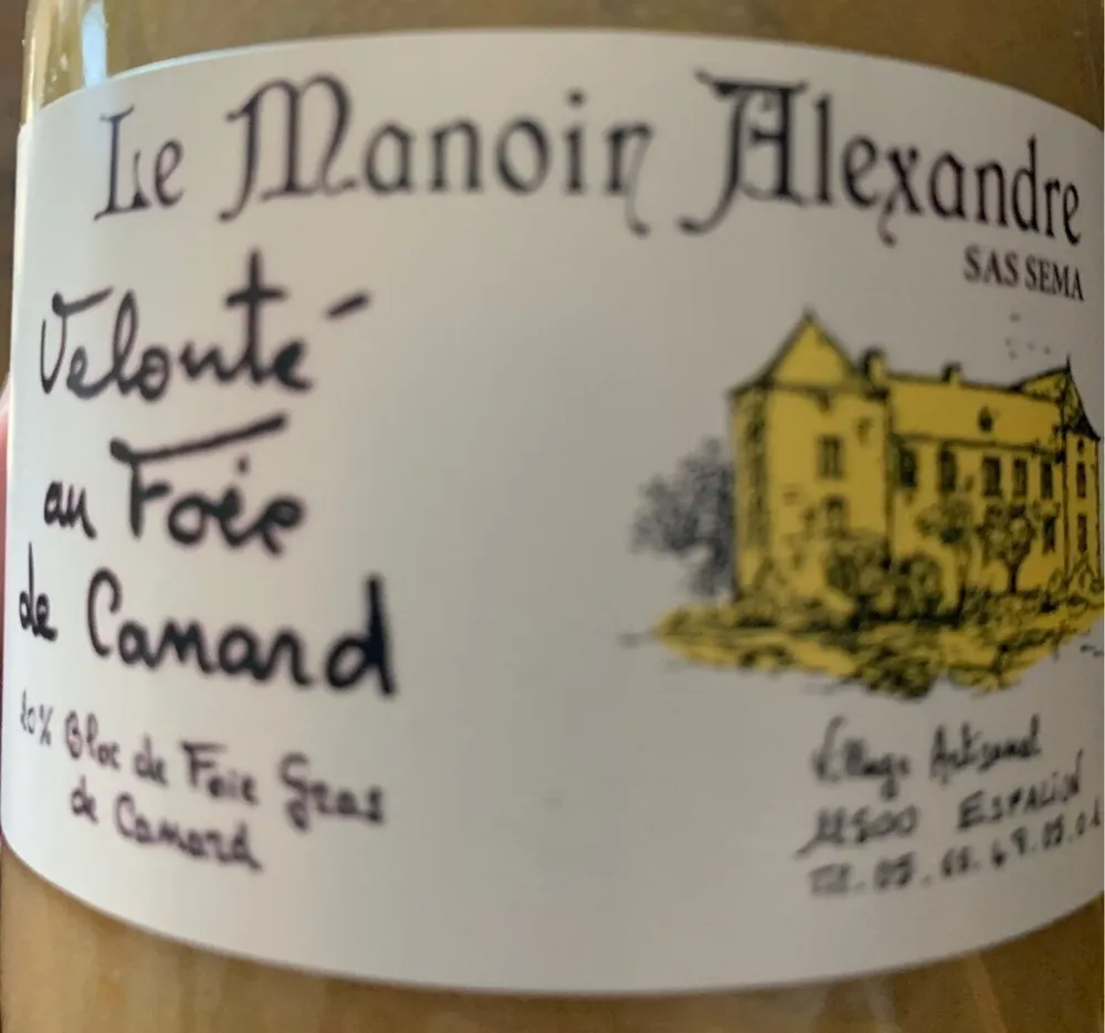 Velouté au foie de Canard