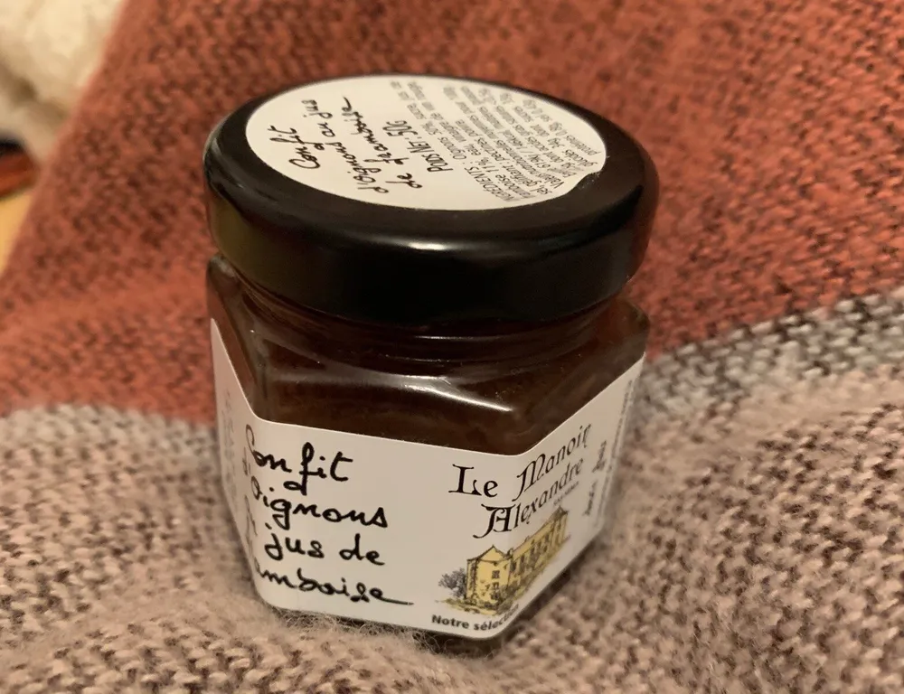 Confit d'oignon au jus de framboise