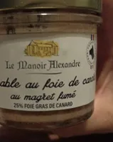 Tartinables au foie de canard au magret fumé