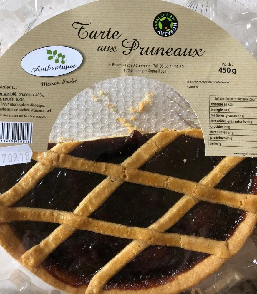 Tarte aux pruneaux