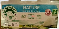 Nature au lait de Brebis