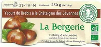 Yaourt de Brebis sur lit de châtaignes des Cévennes