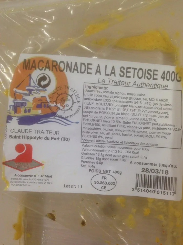 Macaronade à la Setoise