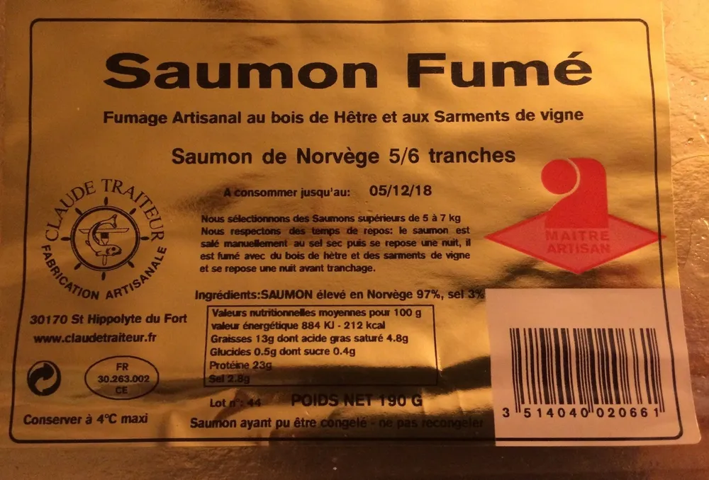 Saumon fumé