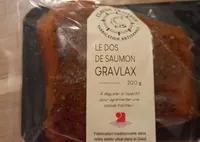 Le dos de saumon gravlax