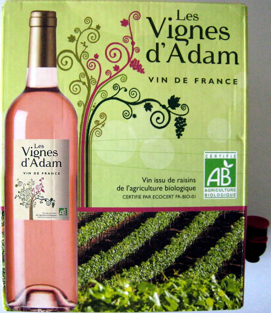 Vin rosé Bio Les Vignes d'Adam