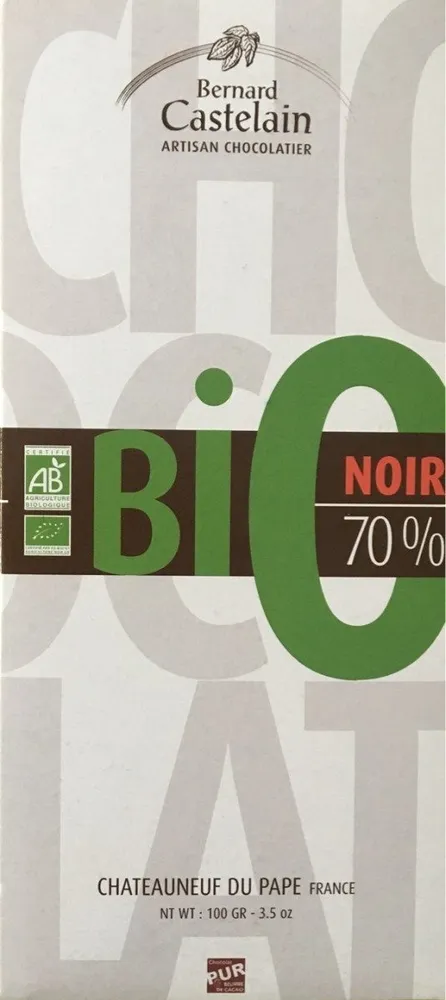 Chocolat noir 70%