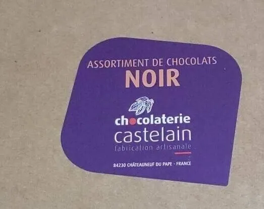 Assortiment de chocolats noir