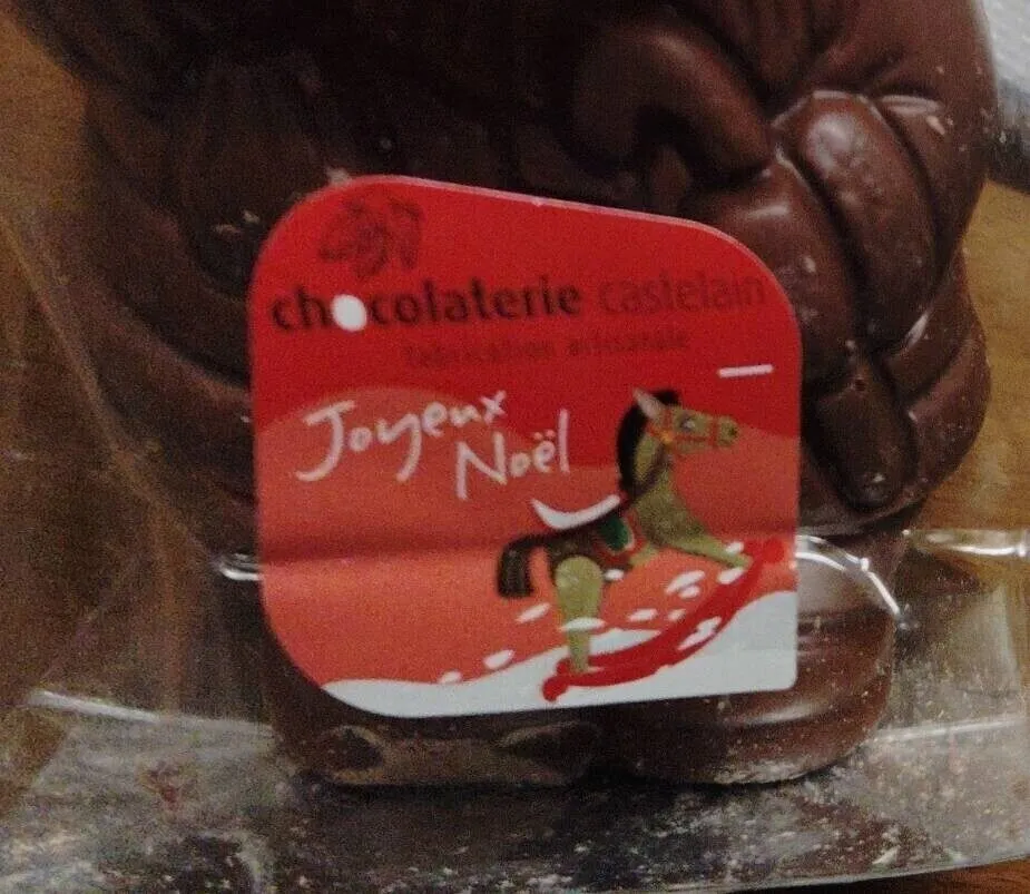 Moulage Père Noël au chocolat au lait bio