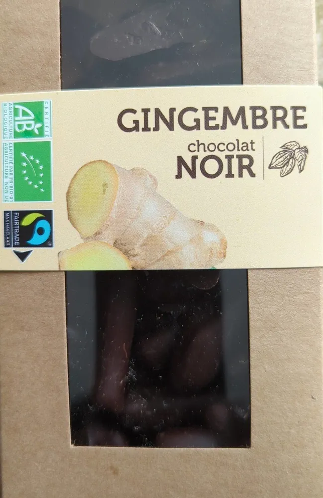 Gingembre chocolat noir