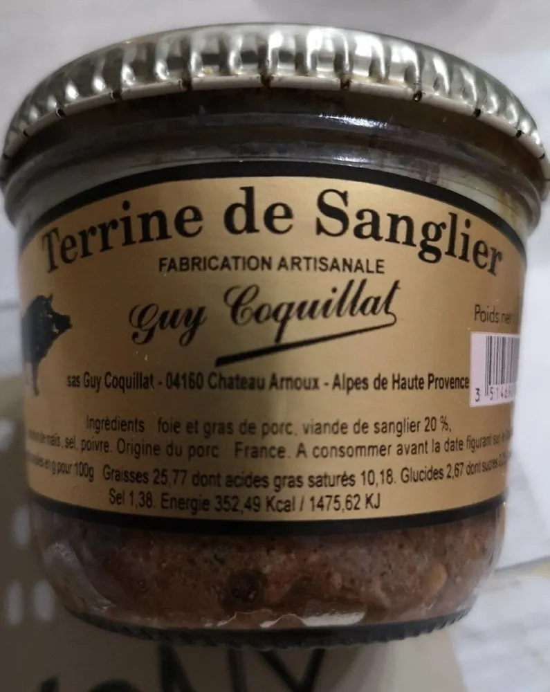Terrine de sanglier